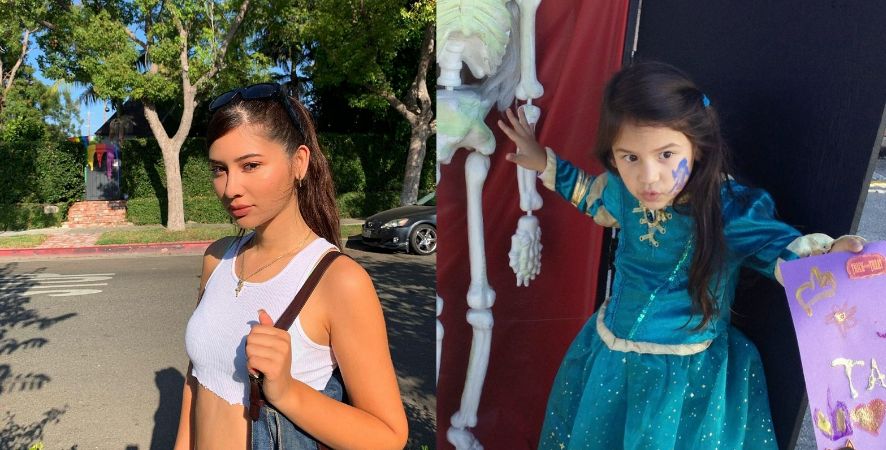 A picture of Rose Mendez's younger daughters, Falize Rome, and Tahlia. 